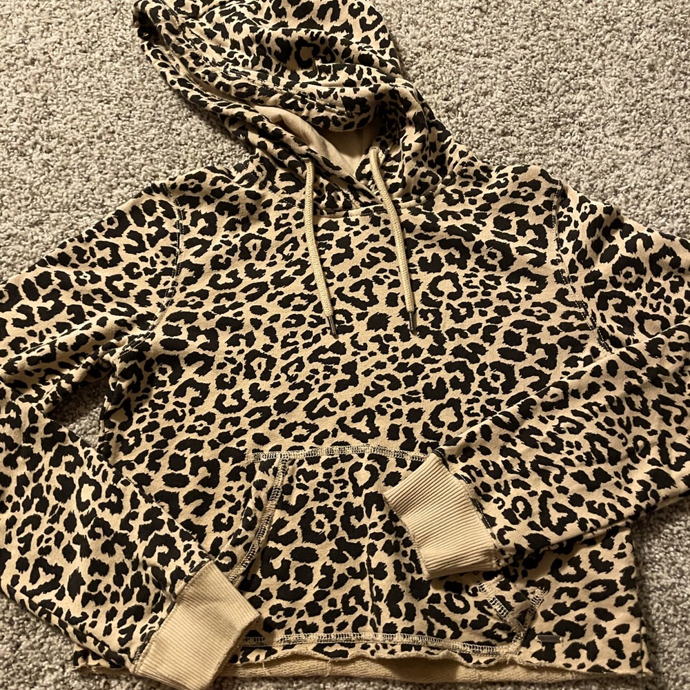 Hollister cropped hoodie sweatshirt, sz xs